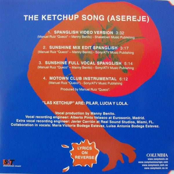 Las Ketchup : The Ketchup Song (Asereje) (CD, Single)