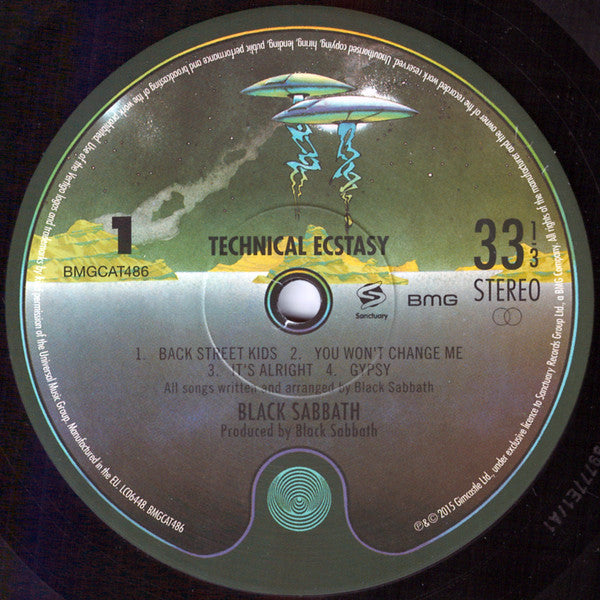 Black Sabbath : Technical Ecstasy (LP, Album, RE)