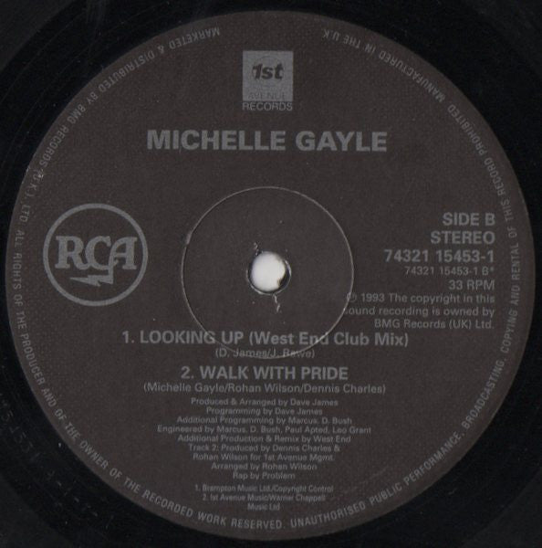 Michelle Gayle : Looking Up (12", Single)