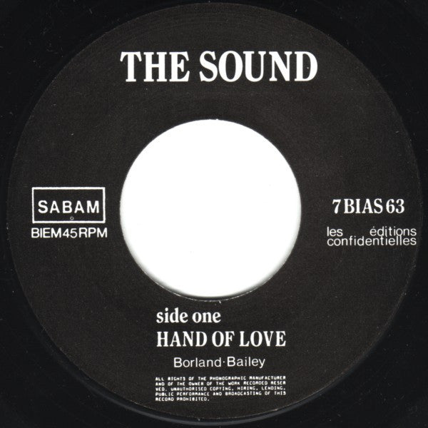 The Sound (2) : Hand Of Love (7", Single)