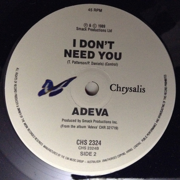 Adeva : I Thank You (7", Single)