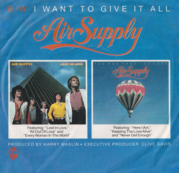 Air Supply : The One That You Love (7", Single)