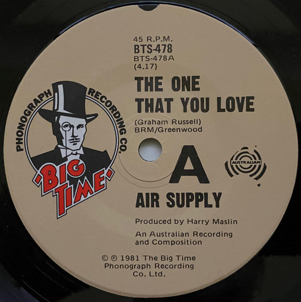 Air Supply : The One That You Love (7", Single)