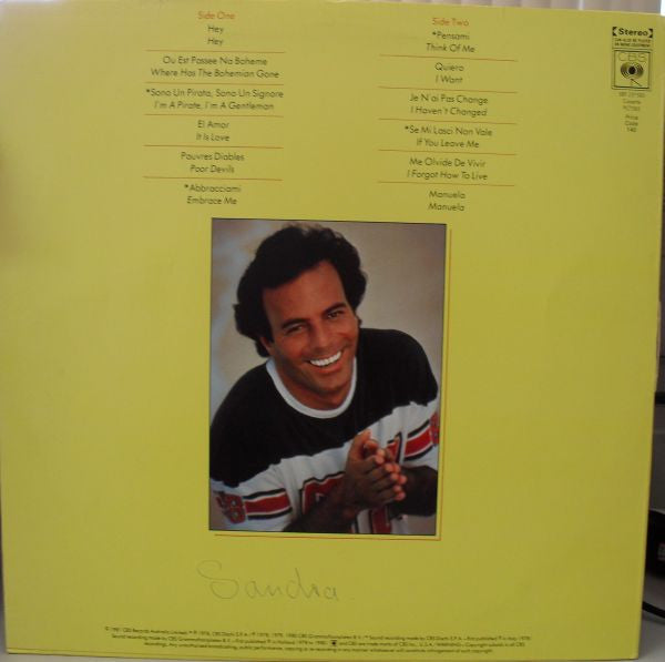 Julio Iglesias : Julio (LP, Comp)