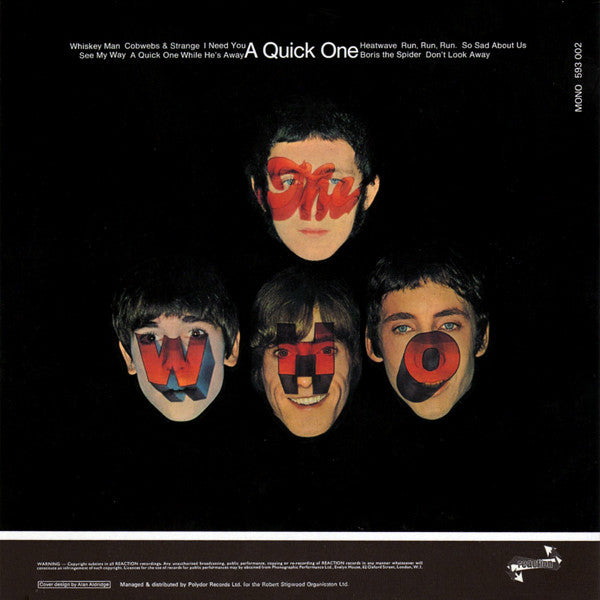 The Who : A Quick One (Album, Dlx, Ltd, Num, RE, RM, Car + CD, Mono, SHM )