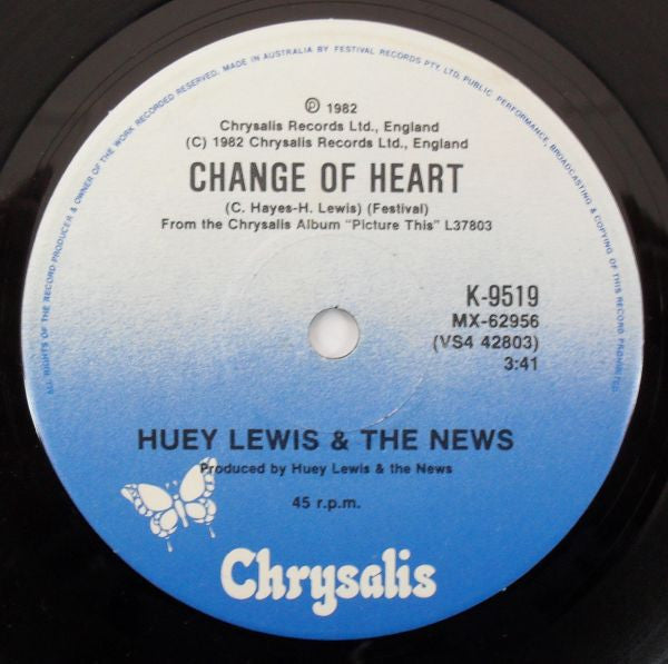 Huey Lewis & The News : If This Is It (7", Single)