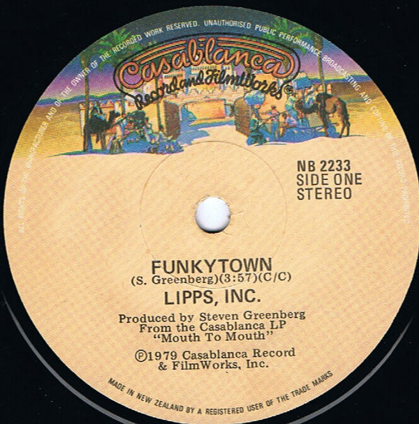 Lipps, Inc. : Funkytown (7&quot;, Single)