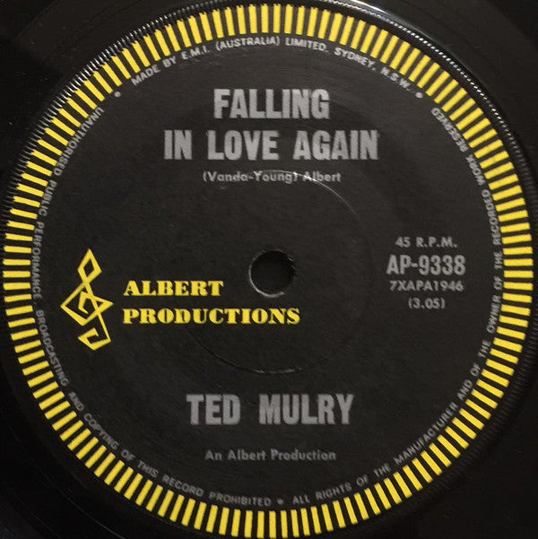 Ted Mulry : Falling In Love Again (7&quot;, Single)