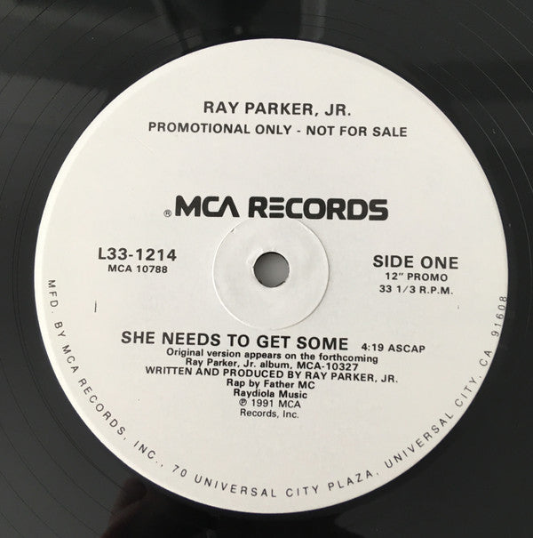 Ray Parker Jr. : She Needs To Get Some (12&quot;, Promo)