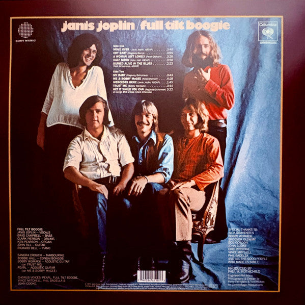 Janis Joplin : Pearl (LP, Album, RE, Pin)