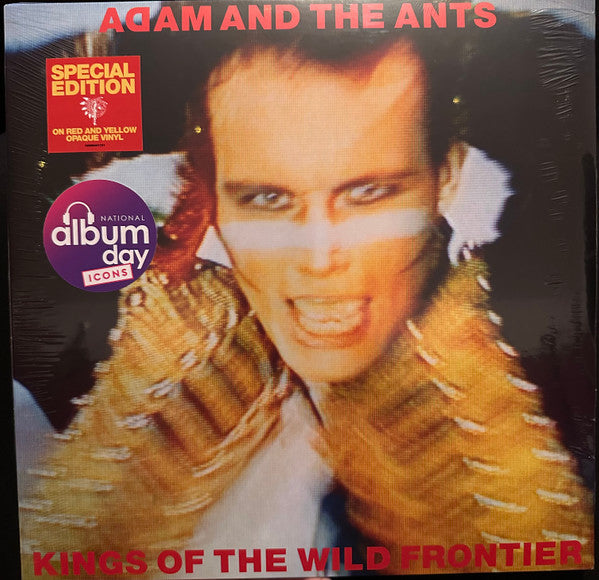 Adam And The Ants : Kings Of The Wild Frontier (LP, Album, RE, RM, S/Edition, Red)