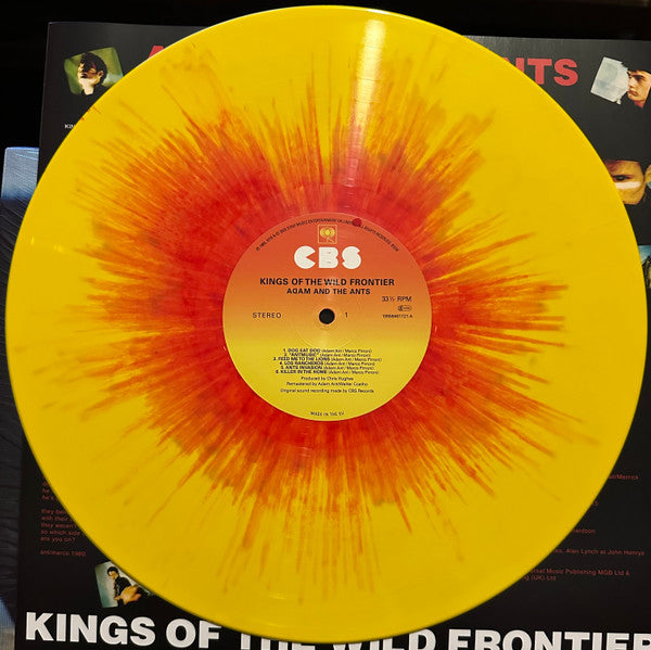 Adam And The Ants : Kings Of The Wild Frontier (LP, Album, RE, RM, S/Edition, Red)