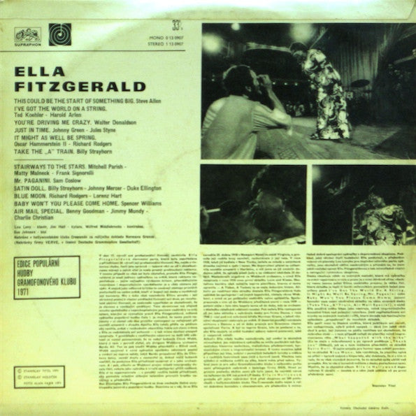 Ella Fitzgerald : Ella Fitzgerald (LP, Album, Club)