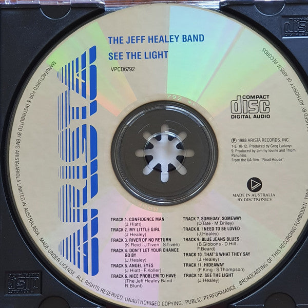 The Jeff Healey Band : See The Light (CD, Album)