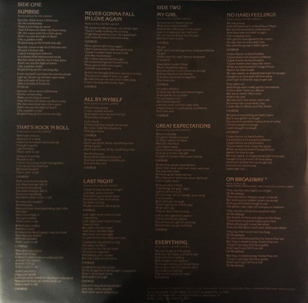 Eric Carmen : Eric Carmen (LP, Album)