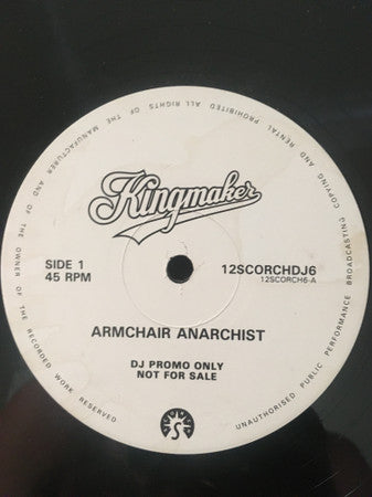 Kingmaker : Armchair Anarchist (12", Single, Promo)