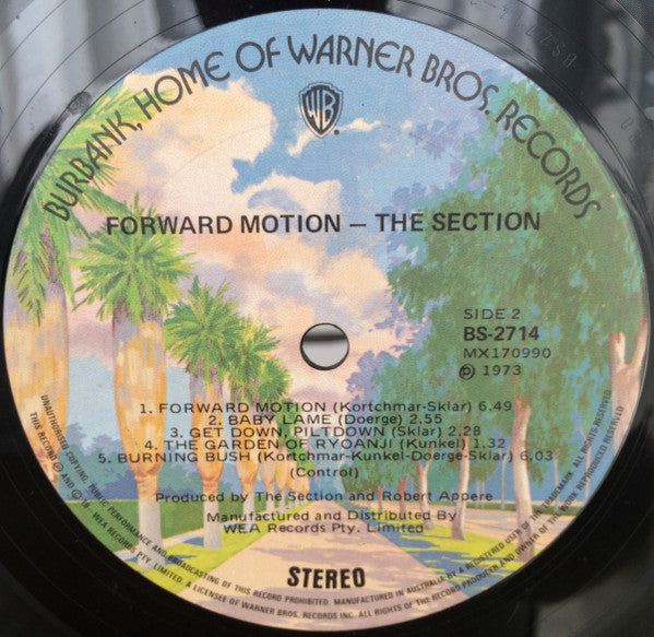 The Section : Forward Motion (LP, Album)