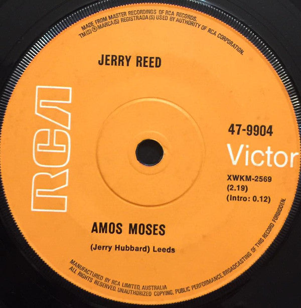 Jerry Reed : Amos Moses / The Preacher And The Bear (7&quot;, Single)