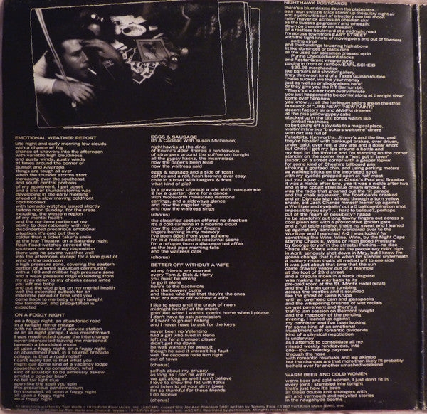 Tom Waits : Nighthawks At The Diner (2xLP, Album, Gat)