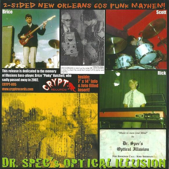 Dr. Spec's Optical Illusion : Tryin' To Mess My Mind / She's The One (7", Single, RE)