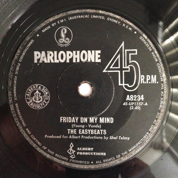 The Easybeats : Friday On My Mind (7&quot;, Single)