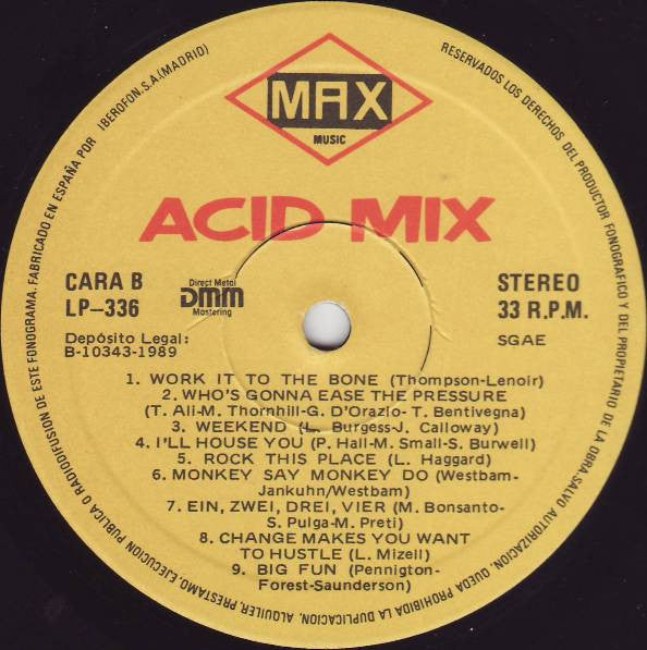 Various : Acid Mix (LP, Comp, P/Mixed)