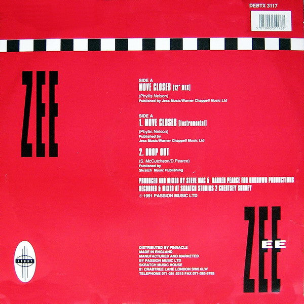 Zee Cowling : Move Closer (12")