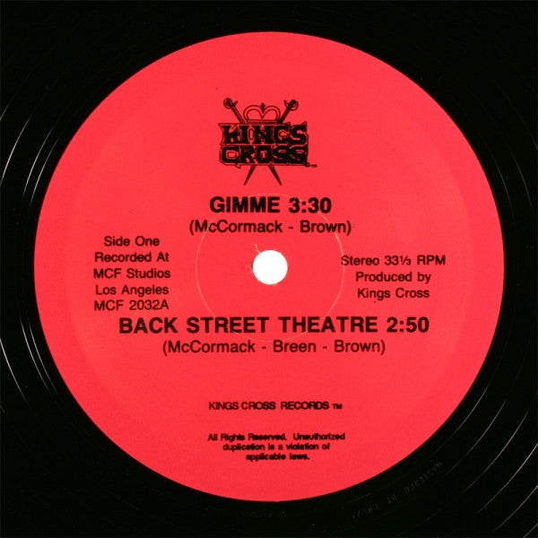 Kings Cross (2) : Kings Cross (12", Single)