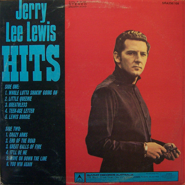 Jerry Lee Lewis : Original Golden Hits (LP, Comp)