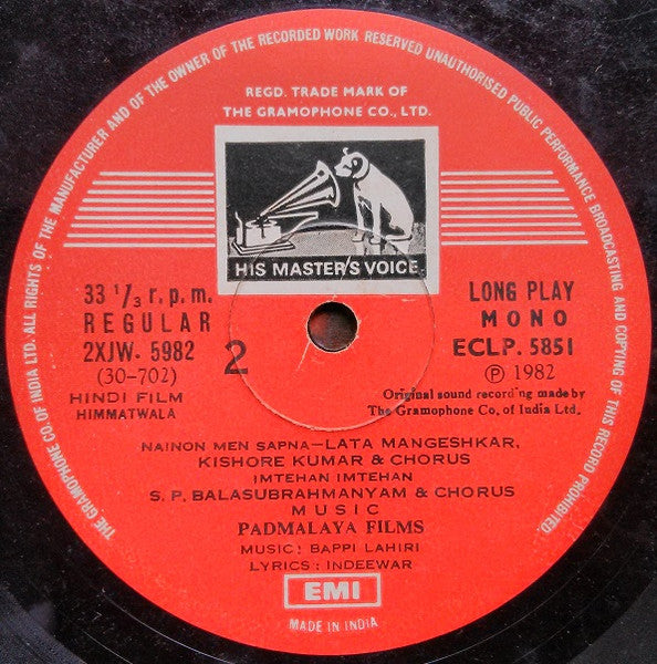 Bappi Lahiri : Himmatwala (LP)