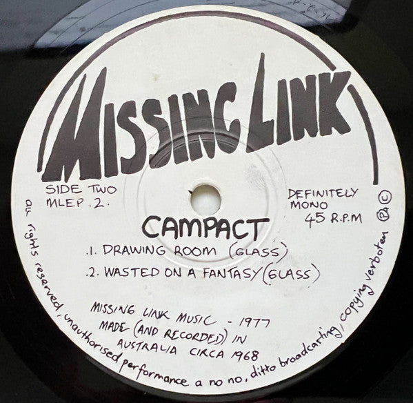 Cam-Pact : Living In The 60s (7", Mono, Ltd, EP)