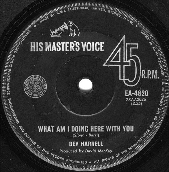 Bev Harrell : What Am I Doing Here With You (7", Single)