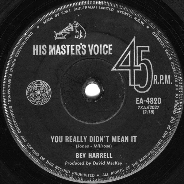 Bev Harrell : What Am I Doing Here With You (7", Single)