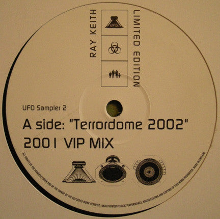 Ray Keith : Terrordome 2002 (2001 VIP Mix) (12", Ltd, Smplr)