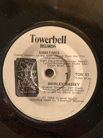 Shirley Bassey : Sometimes (7", Single)