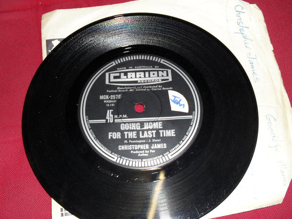 Christopher James (10) : Going Home For The Last Time (7&quot;)
