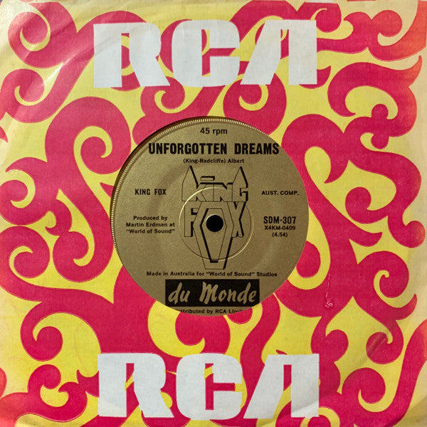 King Fox : Unforgotten Dreams (7", Single)