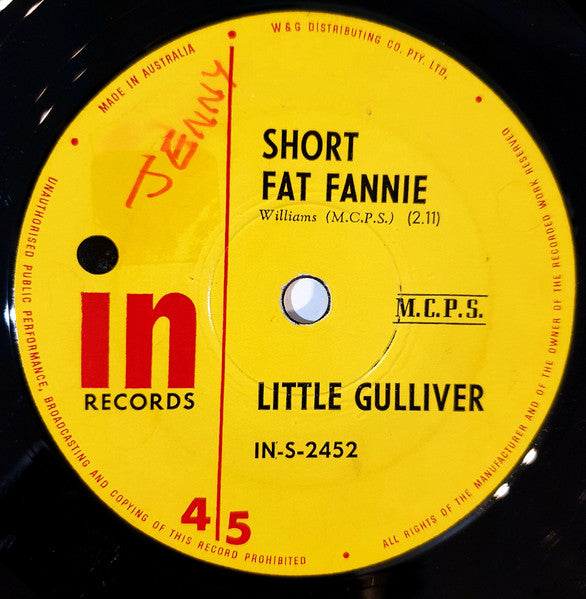 Little Gulliver : Short Fat Fannie (7")