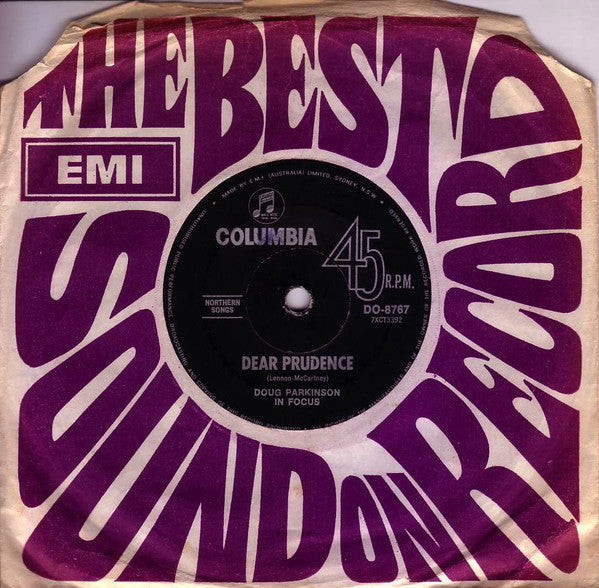 Doug Parkinson In Focus : Dear Prudence (7", Single)