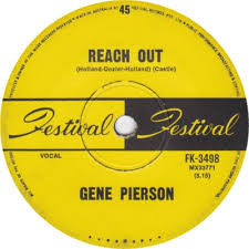 Gene Pierson : Reach Out (7&quot;)