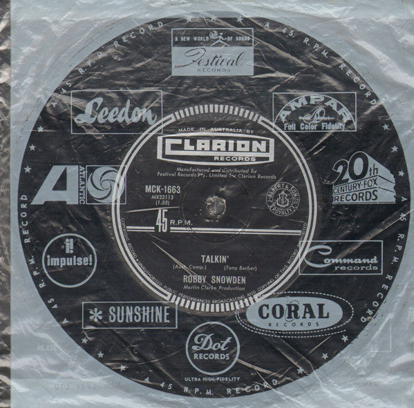 Robby Snowden : Talkin' (7")