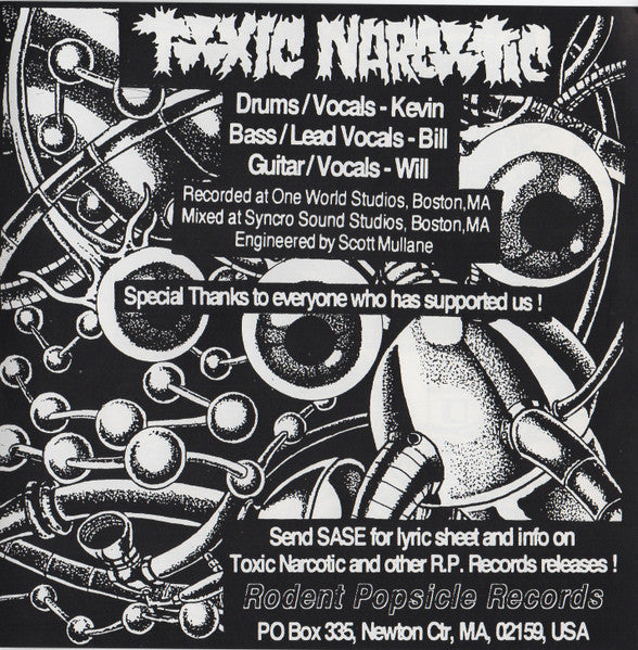 Toxic Narcotic : 2 Oz. Slab Of Hate (7", EP, RE)