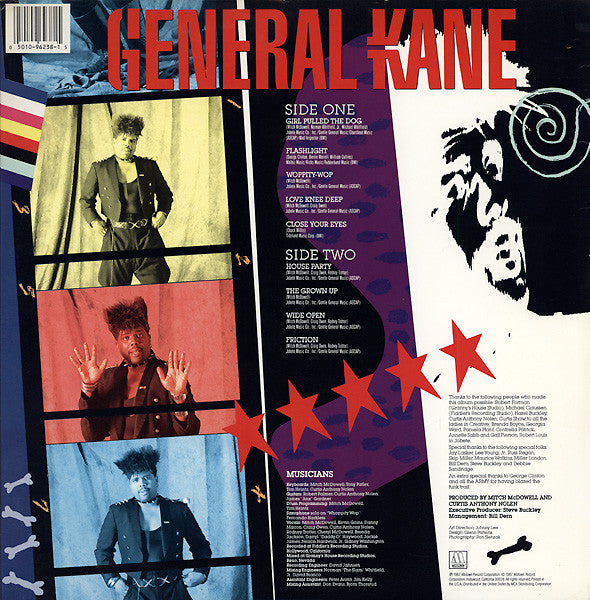 General Kane : Wide Open (LP, Album)