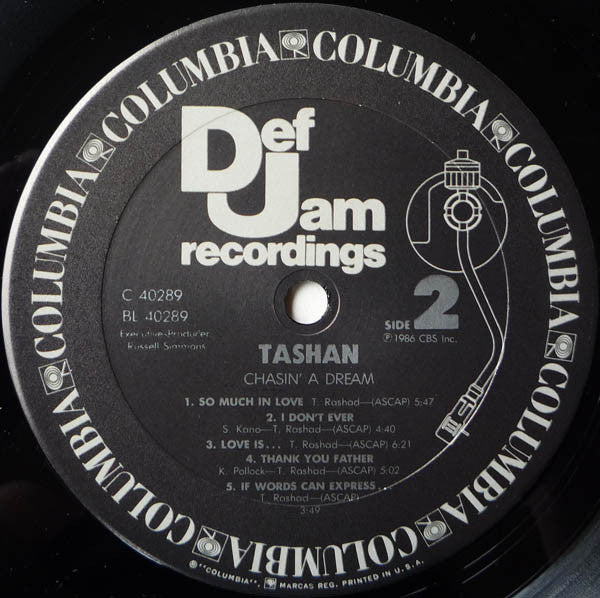 Tashan : Chasin' A Dream (LP, Album)