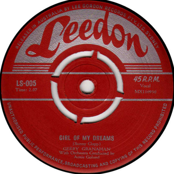 Gerry Granahan : No Chemise, Please / Girl Of My Dreams (7", Single)