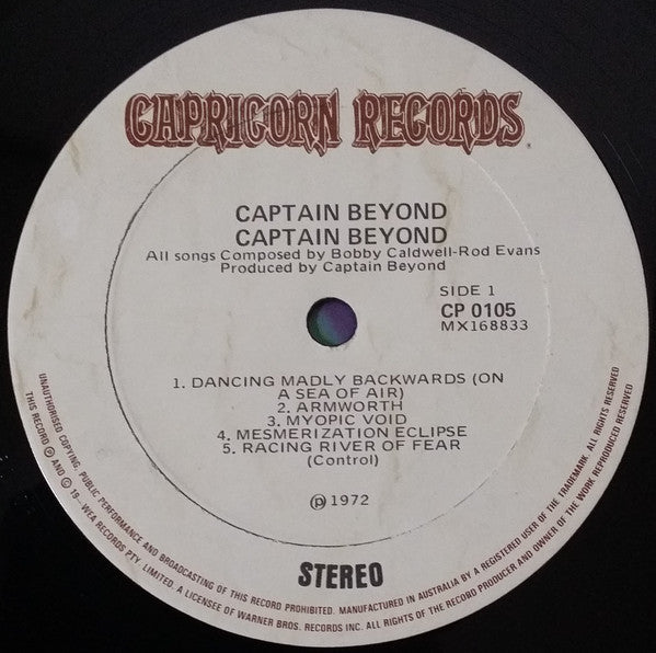 Captain Beyond : Captain Beyond (LP, Album)