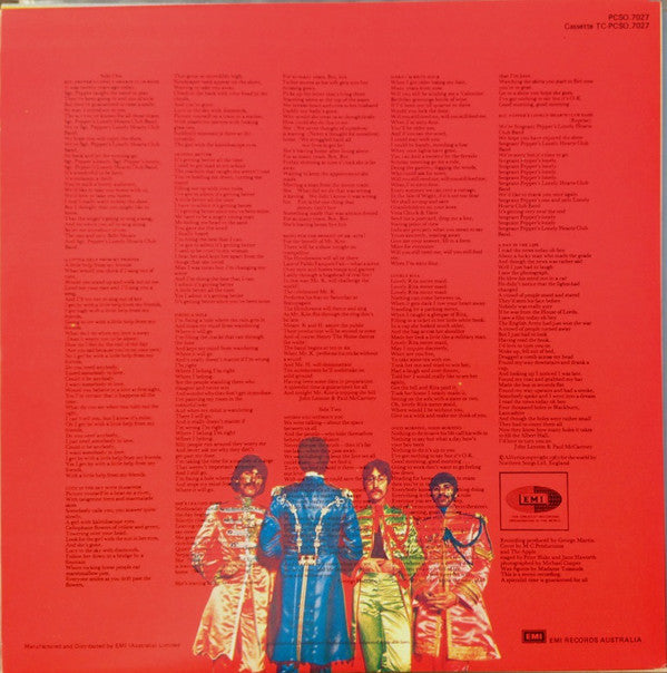 The Beatles : Sgt. Pepper's Lonely Hearts Club Band (LP, Album, RE, RM, Pin)