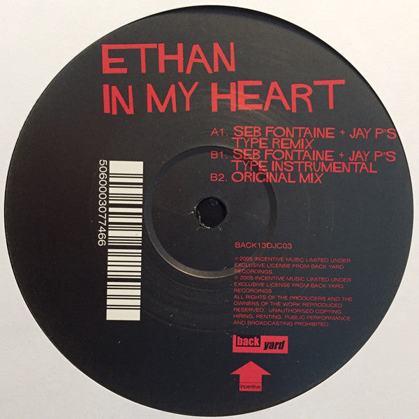 Ethan : In My Heart (12")