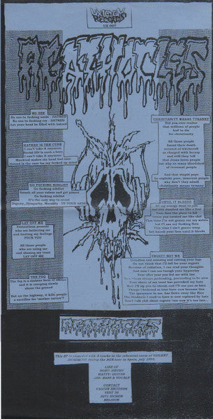 Agathocles : Mince-Mongers In Barna (7", EP, Blu)