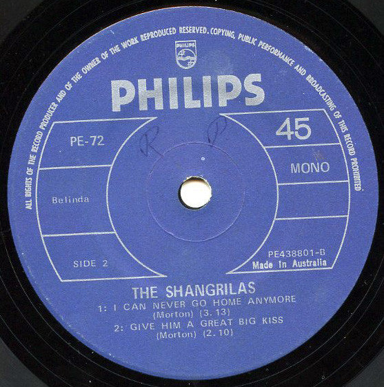 The Shangri-Las : Leader Of The Pack (7", EP, Mono, RE)